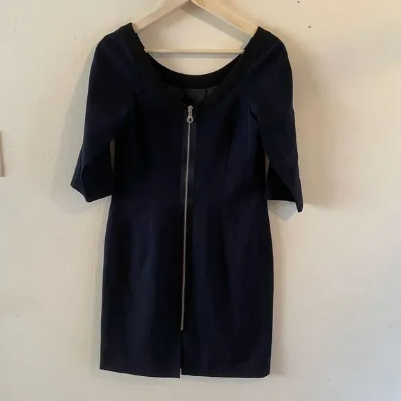 Abaete Quarter Sleeve Mini Shift Dress